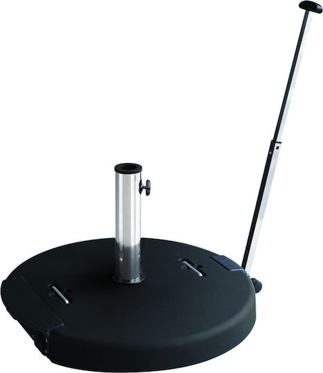 Lianos Stand de umbrelă din Ciment în Culoare Negru 50x50cm