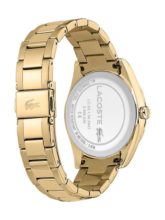 Lacoste Parisienne Watch with Gold Metal Bracelet