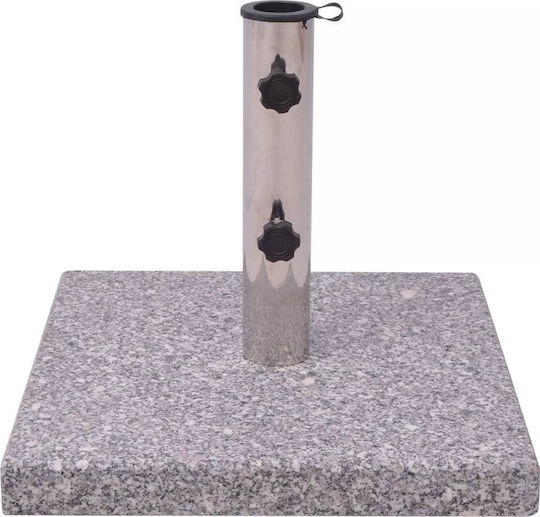 vidaXL Schirmständer aus Beton in Gray Farbe 40x40x48cm