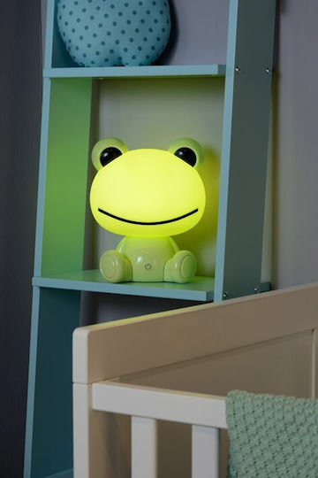 Lucide Lightning Led Παιδικό Διακοσμητικό Φωτιστικό Αφής Dodo Frog Πράσινο 19x16x30εκ.