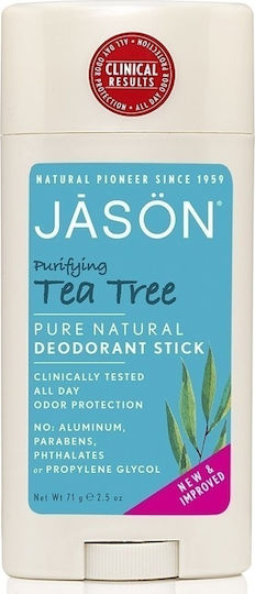 Jason Purifying Tea Tree Φυσικό Αποσμητικό σε Stick Χωρίς Αλουμίνιο 71gr