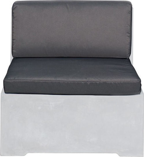 Woodwell CONCRETE Καναπέ Κήπου Γκρι 2τμχ 67x66εκ.