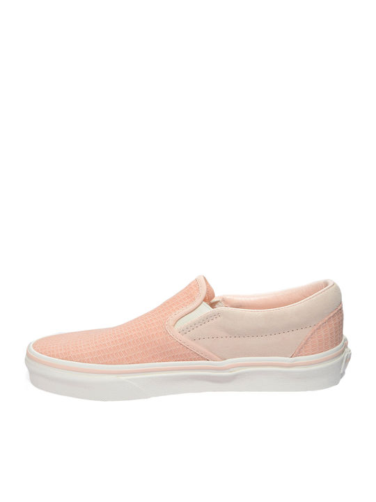 UA Classic Γυναικεία Slip-On Πάνινα Creme de Peche/Snow White