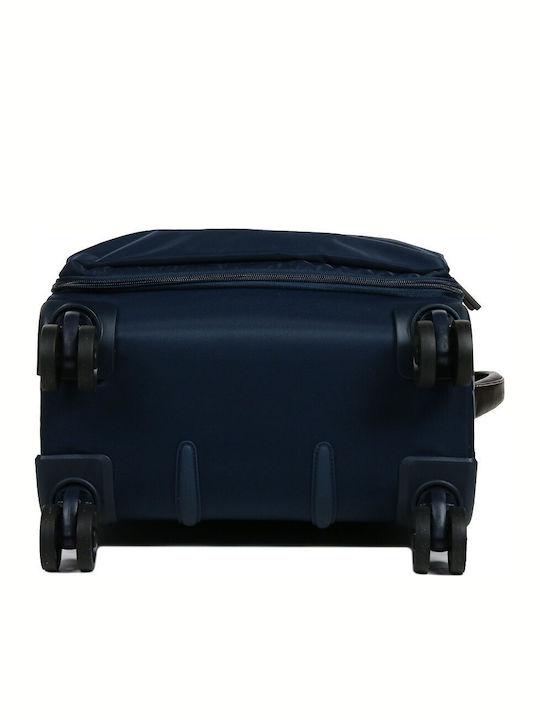 Airtex Paris Μεσαία Βαλίτσα Ταξιδίου Υφασμάτινη Navy Μπλε με 4 Ρόδες Ύψους 67εκ.