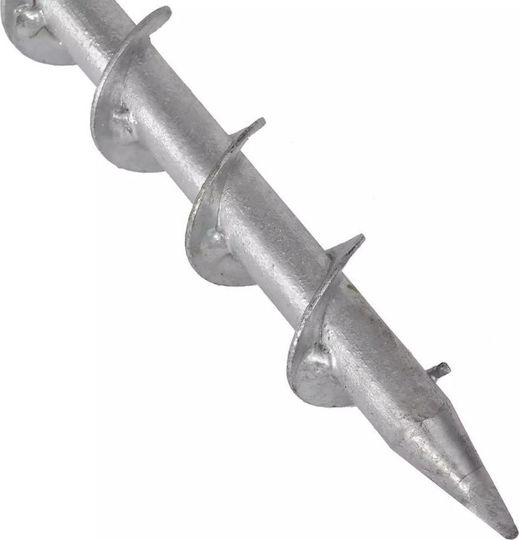 vidaXL Umbrella Base Screwed Metal 25-55mm Silver