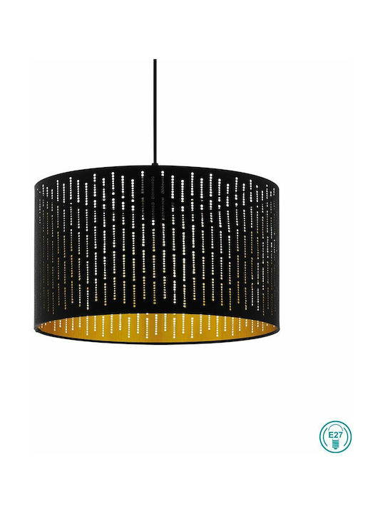 Eglo Varillas Pendant Light Single-Light for Socket E27 Black