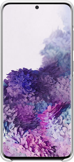 Samsung Задна корица Пластмаса Бял (Galaxy S20)