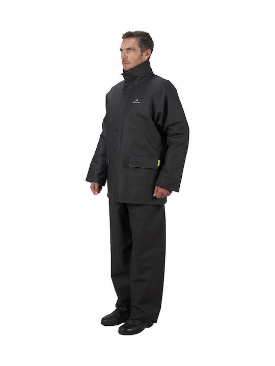 Anorak Street Men's Waterproof Riding Jacket Black