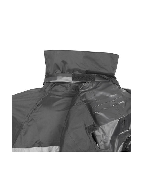 Tucano Urbano Start Diluvio Set impermeabil pentru pantaloni și jachetă de motocicletă pentru bărbați Negru Culoare