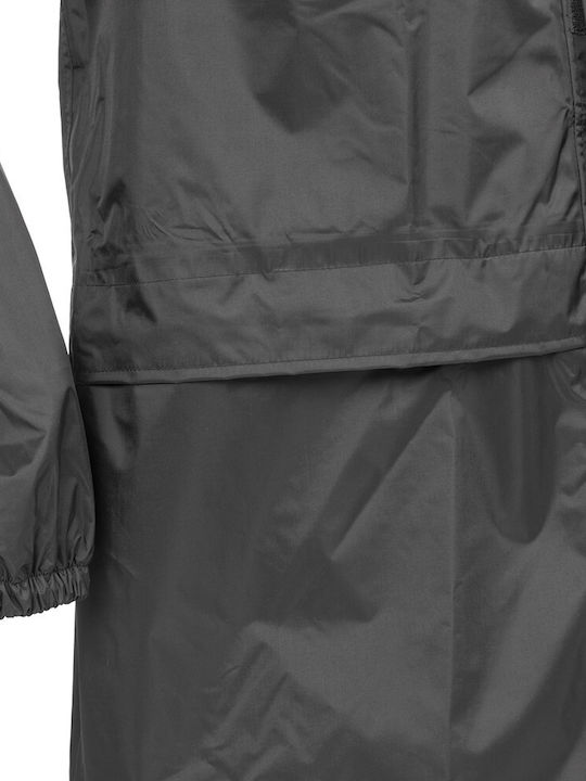 Tucano Urbano Start Diluvio Set impermeabil pentru pantaloni și jachetă de motocicletă pentru bărbați Negru Culoare
