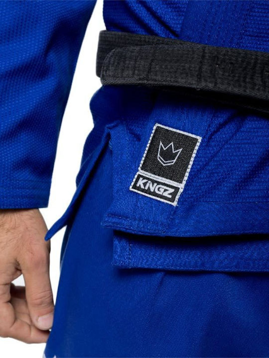 Kingz The One Gi Uniform Brasilianisches Jiu Jitsu Blau