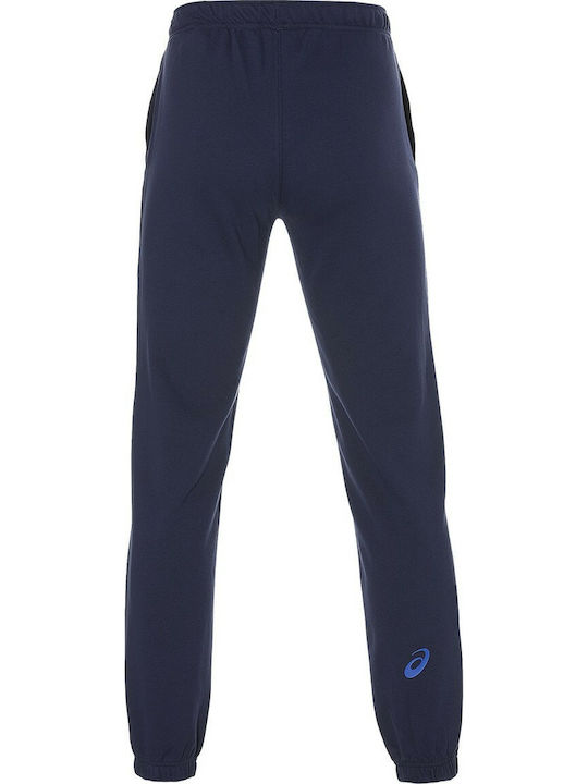 Sweatpants with Elastic Navy Blue