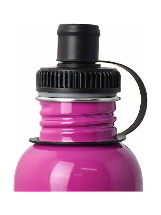 Ecolife Ανοξείδωτο Παγούρι 600ml Ροζ Sports Edition