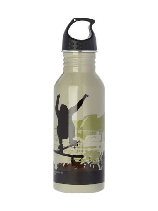 Ecolife Skate Sport Ανοξείδωτο Παγούρι 600ml Πράσινο