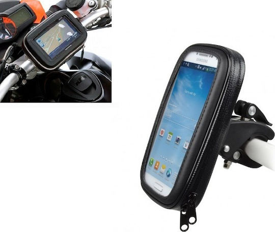 Forever Motorrad Handyhalterung Stand Montageart für das Lenkrad mit wasserdichtem Etui 5,5" für das Gerät bis zu 5,5"