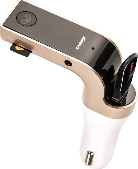 FM Transmitter Αυτοκινήτου CarG7 με Bluetooth / MicroSD