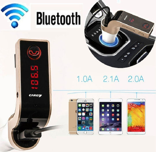 FM Transmitter Αυτοκινήτου CarG7 με Bluetooth / MicroSD