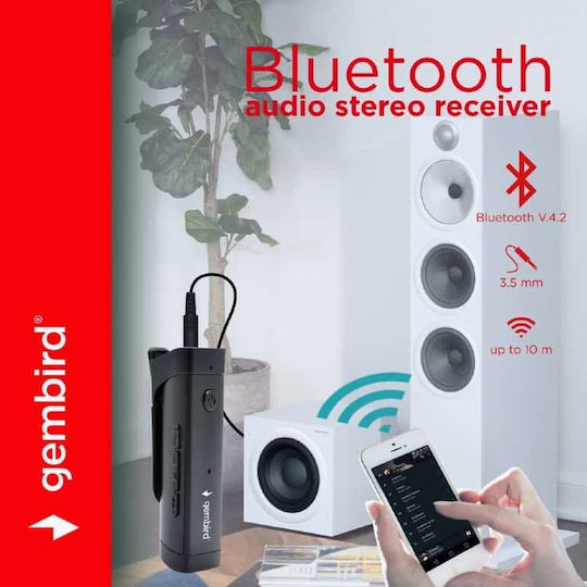 Gembird Bluetooth Автомобил Audio Stereo Receiver за Аудиосистемата (AUX / Аудиоприемник / USB порт за зареждане)
