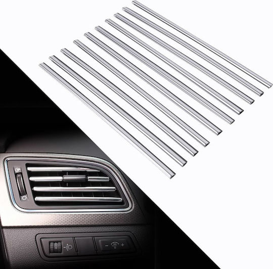 Carsun Car Stickers 13cm in Silver Color 6pcs