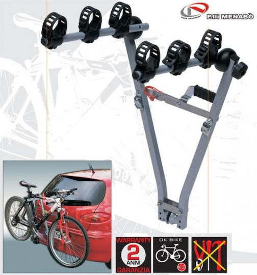 Menabo Marius Bază Bară de remorcare pentru mașină pentru 3 biciclete