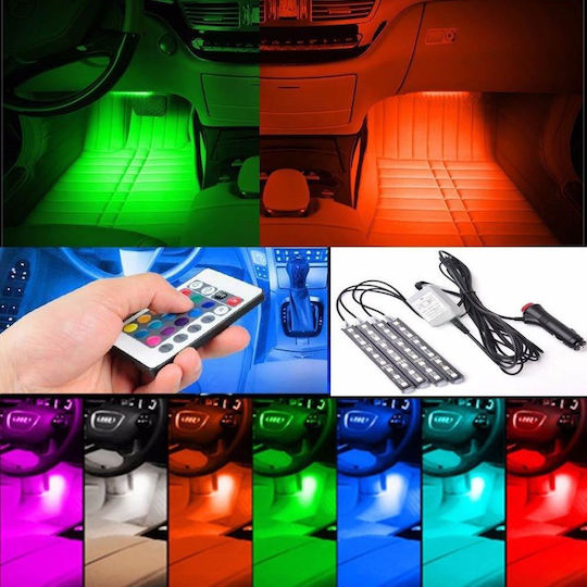 Interior Decorative Car Lighting System 12V RGB