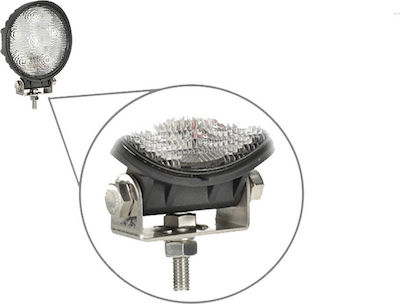 GloboStar Round Waterproof LED Headlight Universal 10-30V 27W 11cm with White Lighting 1pcs