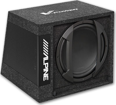 Alpine Selbstverstärkter Auto-Subwoofer 12" 325W RMS mit Gehäuse