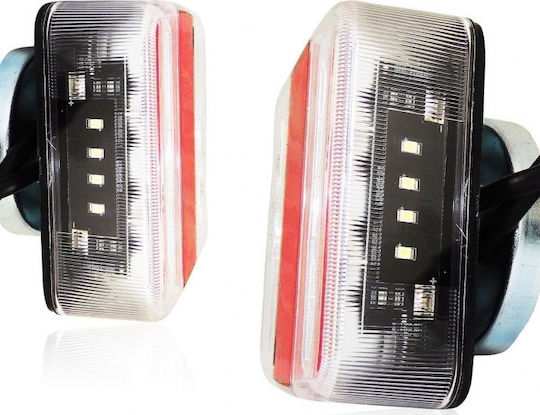 Σετ Φώτα Τρέιλερ LED Αδιάβροχα με Μαγνήτη 12V 2τμχ