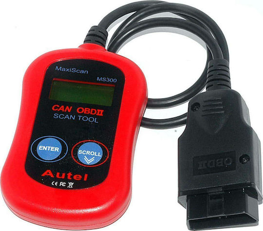 Autel MaxiScan MS300 Διαγνωστικό Αυτοκινήτου Ψηφιακό OBD 2 με Καλώδιο