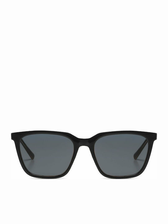 Komono Jay Women's Sunglasses with Black Tartaruga Plastic Frame and Black Lens KOM-S6750