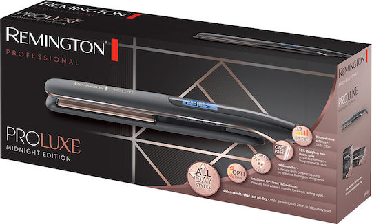 Remington PROluxe S9100B Hair Straightener with Ceramic Plates Midnight Edition