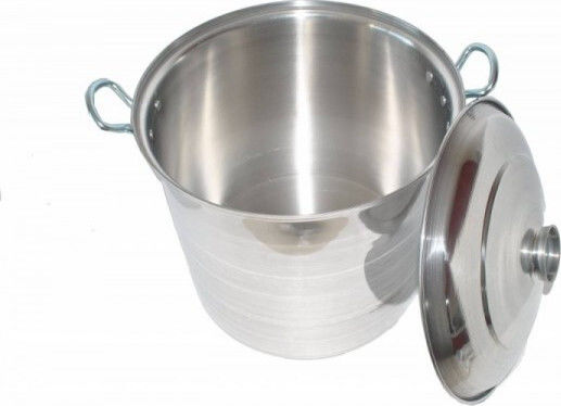 Oală Profesională Aluminiu Cu Capacitatea 20lt cu Diametru 30cm și Înălțime 28cm.