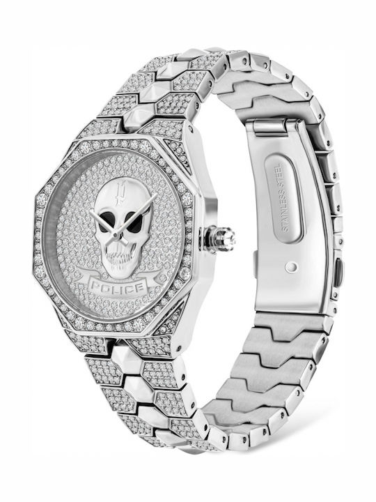 Police Montaria Women's Watch with Silver Metal Bracelet