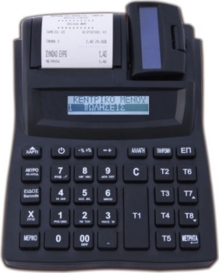Datecs CTR-150 Registrierkasse ohne Batterie in Schwarz Farbe