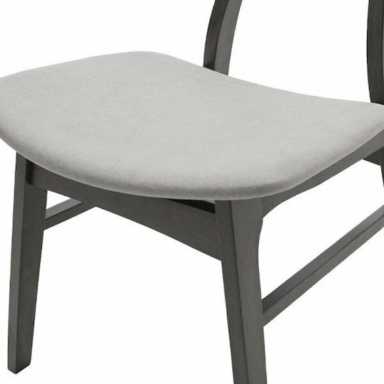 Orlean Καρέκλα Κουζίνας Ξύλινη Rustic Grey 49x53.5x78εκ.