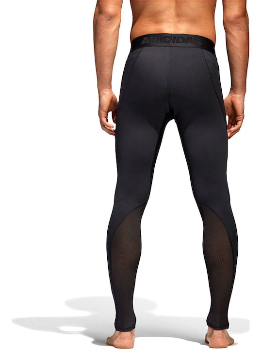 adidas AlphaSkin Sport Graphic Мъжки Спортни Клинове Компресия Дълга Черен