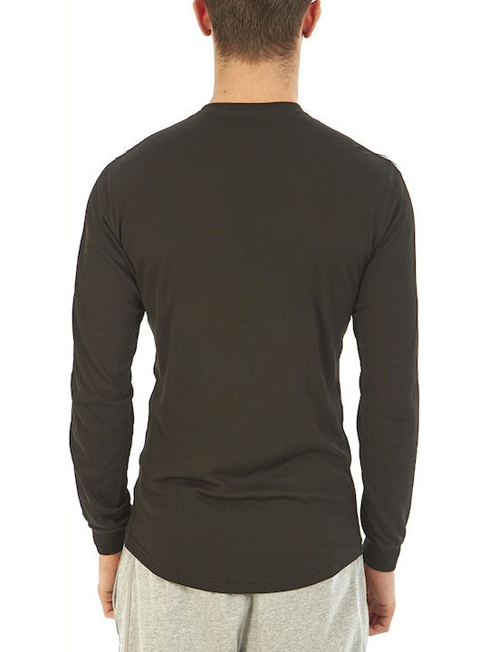 Helly Hansen Dry Stripe Crew Herren Thermo Langarmshirt Schwarz