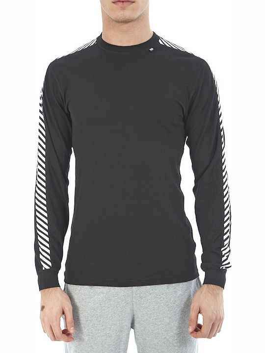 Helly Hansen Dry Stripe Crew Ισοθερμική Μπλούζα Μαύρη
