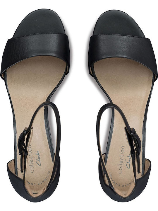 Deva Mae Leather Sandals Anatomic Black