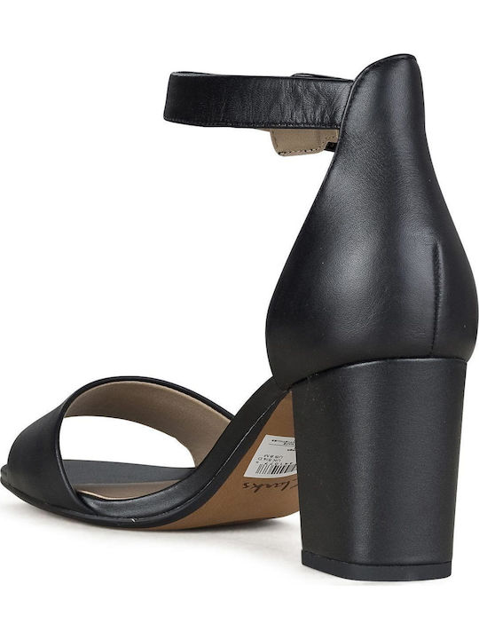 Deva Mae Leather Sandals Anatomic Black