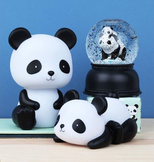 A Little Lovely Company Panda Kinder Spardose Plastik Weiß 16x9x11cm