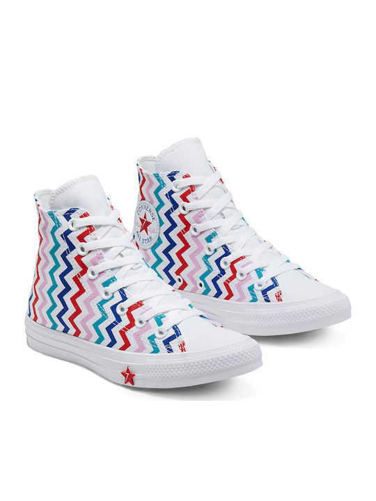 Converse Chuck Taylor All Star Hi University Μποτάκια Πολύχρωμα