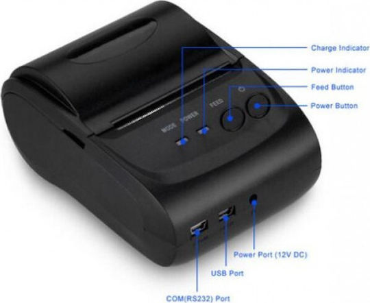 Portable Thermal Receipt Printer Bluetooth / USB