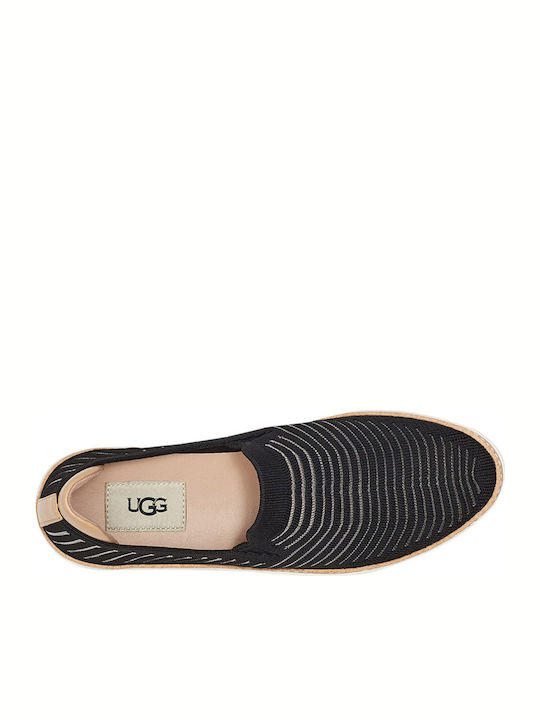 Sammy Breeze Damen Slip-Ons Stoff Schwarz
