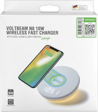 4Smarts Încărcător Wireless (Qi Pad) 10W Albς (VoltBeam N8 10W)
