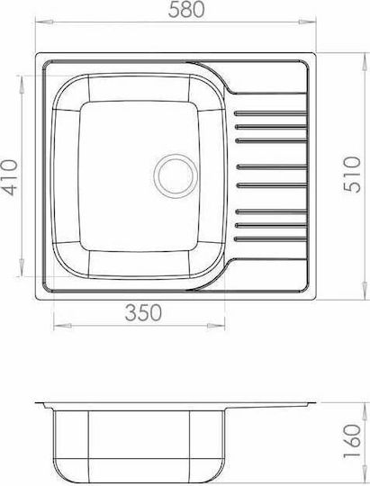 Fortinox Valley 25150 Ένθετος Inox Σατινέ Μ58xΠ51cm Ασημί Fortinox Valley 25150 Ένθετος Inox Σατινέ Μ58xΠ51cm Ασημί