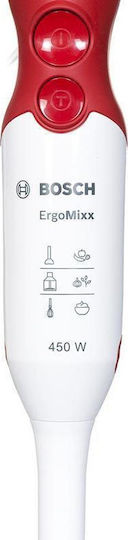 Bosch ErgoMixx Ръчен Блендер с Пластмасова Пръчка 450W Бял