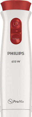 Philips Daily Collection Hand Blender with Stainless Rod 650W White