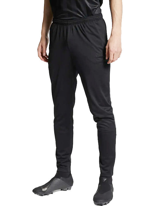 Academy Football Sweatpants Dri-Fit Glossy without Elastic Black