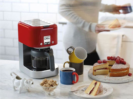 Kenwood Kmix Filter Coffee Machine 1000W Red